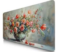 Tapis de Souris XXL 150x80cm Usine Tapis de Souris Gaming, Sous Main Bureau Gaming Rétro Accessoire Bureau Base en Caoutchouc Antidérapant Surface Confort, Mouse Pad pour Maison, Ordinateur, PC F0-786