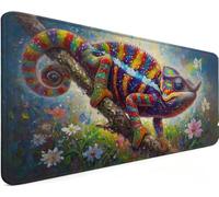 Tapis de Souris XXL 600x300x3mm Tapis Souris LéZard 3-A5385 | Mouse Pad Avec Base Antidérapante, Imperméable et Durable Grand Tapis De Souris Gaming pour Bureau et Gamer
