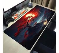 Tapis De Souris XXL 600x400mm, Motif Arbre Rouge Ancien, Tapis de Souris Gamer avec Bords Cousus, Durable Base en Caoutchouc Antidérapante pour Clavier, Bureau à Domicile, Études, Gaming