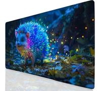 Tapis de Souris XXL 60x40cm Grand Tapis de Souris Animal Mouse Pad Hérisson sous Main Bureau, Base en Caoutchouc Antidérapante, Haute Précision et Rapidité Accessoire Bureau pour Gamer, Maison YG-879