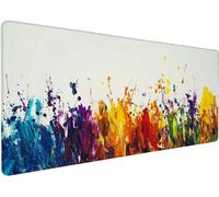 Tapis De Souris XXL 700x300x3mm Tapis Souris Abstrait C-2Q3F4 | Etendu Mouse Pad Avec Base Antidérapante, Coutures Sur Les Bords, Imperméable et Durable Mousepad pour Accessoires Bureau