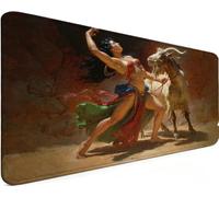 Tapis de Souris XXL 700x300x3mm Tapis Souris Danse B-1CV3N | Mouse Pad Avec Base Antidérapante, Imperméable et Durable Grand Tapis De Souris Gaming pour Bureau et Gamer