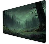 Tapis De Souris XXL 700x400x3mm, forêt Grand Tapis De Souris Gamer, Tapis Souris Vert avec éTanche Base en Caoutchouc AntidéRapante,Tapis De Bureau Lavable pour éTudes, Gaming.IdéAl Cadeau Homme A707