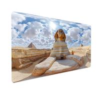 Tapis de Souris xxl 800x300x3MM Imperméable Sphinx Tapis de Bureau Gaming pour Clavier Souris Sans fil Ordinateur Portable, Mouse Pad Paysage Bords Surpiqués Base Antidérapante, Cadeau Homme model4364