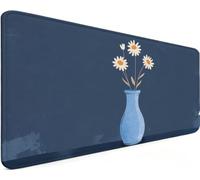 Tapis de Souris XXL 800x300x3mm Tapis Souris Vase 3-9CSO7 | Mouse Pad Avec Base Antidérapante, Imperméable et Durable Grand Tapis De Souris Gaming pour Bureau et Gamer