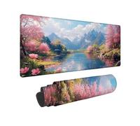 Tapis de Souris XXL 800x400x3MM Tapis de Souris Couleur Accessoire Bureau Travail Peinture De Paysage, Résistant à Usure Lavable, Gaming Accessoire avec Base en Caoutchouc Antidérapante -TL74WE