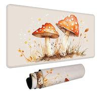 Tapis de Souris XXL 800x400x3mm Tapis de Souris Gaming avec Base AntidéRapante ImperméAble à l'eau, Gamer Mouse Pad, Accessoire Bureau, Précision-Vitesse-Confort pour Tous, Plantes À Champignons #L397