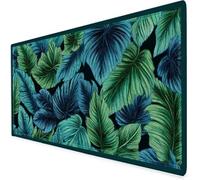 Tapis De Souris XXL 800x400x3mm, Vert Grand Tapis De Souris Gamer, Tapis Souris Bleu avec éTanche Base en Caoutchouc AntidéRapante,Tapis De Bureau Lavable pour éTudes, Gaming.IdéAl Cadeau Homme A580