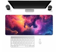 Tapis De Souris XXL 900x300mm, Motif Nuage Magique, Tapis de Souris Gamer avec Bords Cousus, Durable Base en Caoutchouc Antidérapante pour Clavier, Bureau à Domicile, Études, Gaming