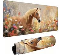 Tapis de Souris XXL 900x400 mm Animal Tapis de Bureau Gaming Cheval J0-89