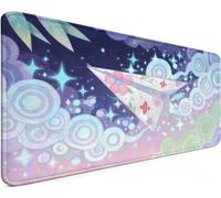 Tapis de Souris XXL 900x400x3mm Tapis Souris Abstrait 1-M69WE | Mouse Pad Avec Base Antidérapante, Imperméable et Durable Grand Tapis De Souris Gaming pour Bureau et Gamer