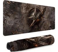 Tapis de Souris XXL Abstrait 1200x600x3mm Antidérapant Rubber Base Tapis de Souris Gamer Paris Précision Compatible Toutes Mouse, Revêtement Doux Imperméable Protege Bureau pour Home Bureau xg-360