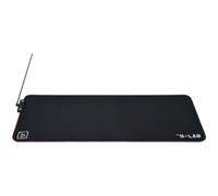 The G-Lab Pad Rubidium - Tapis de Souris Gaming RGB XXL - Rétroéclairage LED 14 Modes - Surface Haute Précision - Hydrorésistant - Base Antidérapante - 800x300x4mm - Idéal pour PC, PS4, PS5, Xbox