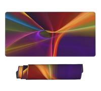 Tapis de Souris XXL Coloré 600 x 300 x 3 mm, Grand Tapis de Souris Gamer Art sous Main Bureau à Bords Cousus, Mouse Pad avec Base en Caoutchouc Antidérapante pour Maison et Accessoire Bureau -MP15
