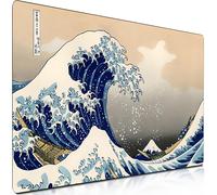 Tapis de Souris XXL Japanese Art 90 x 40, Large et étendu, Tapis de Souris à Bords Cousus, Base en Caoutchouc antidérapante, Jeu, Grand Tapis pour Gamer.[F845]