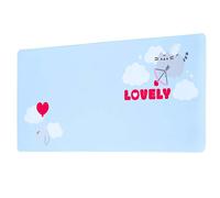 Grupo Erik - Tapis de Souris XXL Pusheen - Tapis de Bureau 80 x 35 cm | Sous Main Bureau, Tapis de Souris Gamer, Tapis de Bureau Gaming, Déco Bureau