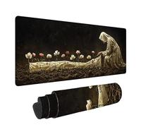 Tapis de Souris XXL Religion - 1600x800x3mm - Outil Grand Tapis de Bureau avec Bords Surpiqués et Antidérapant Résistant à l'eau pour PC, Portable Améliore la précision et la Vitesse. LJ-2028