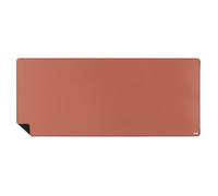 Tapis de souris XXL - T'NB - Rouge - Surface lisse - Antidérapant - Bords cousus
