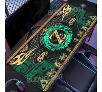 Tapis de souris XXL Zeldas of Legends, impression HD, pour clavier d'ordinateur, surjeteur, grand tapis de bureau, accessoires de bureau, base antidérapante Zelda 17