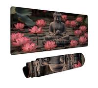 Tapis de Souris Zen Tapis de Souris xxl 1000x400x3mm Étanche Mouse Pad avec Antidérapant Base en caoutchouc pour Ordinateur Portable Clavier Gamer PC Cadeau Decoration Automne Bureau Paysage DBYH-1177