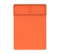 Tapis de spatule en silicone anti-adhésif avec taille de 40 x 30 x 2 cm, tapis de barbecue pour la préparation du barbecue, les barbecues de camping, les fêtes, les barbecues sur le patio, les