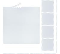 Tapis De Sport, 60x60 Cm, Set De 8, Eva, Surface Totale 3 M², Protection, Pour Appareils De Fitness, Blanc - Relaxdays