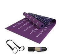 Tapis de Sport - Antidéchirure Doux avec Postures Étirements,Tapis de Yoga Extérieur | pour Domicile Voyage Salle de Sport Yoga Pilates Exercice Plein Air Aire de Jeux Équilibre Entraînement