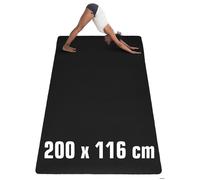 Tapis de Sport EYEPOWER - 200x125cm - 6mm TPE Antidérapant - Yoga Fitness XXL