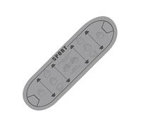 Tapis De Sport Pour L'Entraînement Aux Pompes,Équipement De Gym À Domicile Avec Marques D'Alignement | Tapis D'Exercice Pour Les Pompes,Pour Pilates Étirement Tonification Sculpture Intérieur Maison E