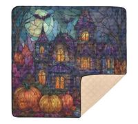 Tapis de sport rembourré doux en verre teinté pour l'intérieur et l'extérieur, confortable, respirant, pour bébés, enfants, tout-petits, nourrissons, 127 x 127 cm