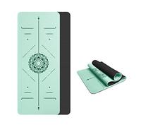 Tapis De Sport, Tapis De Yoga En Caoutchouc Tpe De Haute Qualité, Tapis De Yoga Ligne De Posture Bicolore à Séchage Rapide Tapis Yoga Convient Aux Sports De Fitness Pilates Efficace et confortable