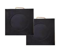 Tapis de stabilisateur empilable robuste pour grue et camion baquet - Plateforme stabilisateur haute densité avec poignée pour un équilibre sûr sur l'herbe, le gravier, la chaussée et le ciment
