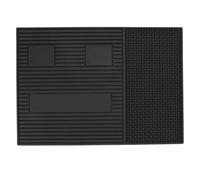 Tapis de station de coiffure professionnel magnétique antidérapant en silicone pour outils de coiffure, tapis organisateur pour salon de coiffure et usage domestique, taille 35 x