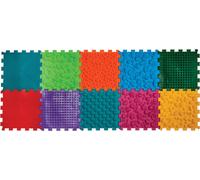 Tapis de structure sensoriel orthopédique Puzzle "Mix" 10 éléments
