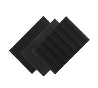 Tapis de Stylo en Silicone Haute Température 6 Fentes Antidérapant Noir | Surface Micro-texturée Fine, Absorption des Chocs, Usage sans Odeur, pour Impression UV et Création