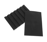 Tapis de Stylo en Silicone Haute Température 6 Slots 6x4 Pouces | Sublimation et Presse à Chaud, Surface Antidérapante, Bords Arrondis, Noir