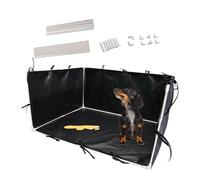 Tapis de support pour tapis de bain - Papier à bords hauts - Bac à pot - Support pour chiots - Avec parois hautes pour bouledogue français de petite à moyenne taille - Pas de support de tampon de