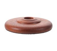 Tapis de Support pour Violoncelle Rond Antidérapant en Bois et Caoutchouc | Protection du Sol, Maintien Stable, Finition Marron, pour Musiciens D’orchestre en Répétition
