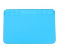 Tapis de Table à Souder en Silicone Bleu, Plaque de Station de Soudage