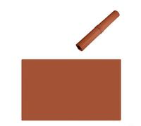 Tapis de table antidérapant en cuir synthétique pour camping, pique-nique, barbecue, résistant à la chaleur, protection de table en bois (M)