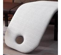 Tapis de table de massage épais en mousse à mémoire de forme en latex avec trou pour le visage, confort amélioré pour les soins de spa et de salon de beauté