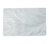 Tapis de table isotherme en PVC imperméable et résistant à l'huile, adapté pour une utilisation dans les hôtels, les restaurants et les espaces à manger à domicile pour protéger les surfaces (argenté)