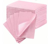 Tapis de table pour nail art rose et noir jetable, 3 couches, imperméable, pliable, serviettes de nettoyage pour manucure, multifonction, tapis de beauté, de tatouage, de dentisterie, imperméable, out