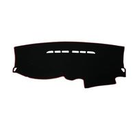 Tapis De Tableau De Bord Anti-UV pour Ford pour Focus 2 MK2 2005 2006 2007 2008 2009 2010 2011 OTBEHUWJ(Red Polyester)