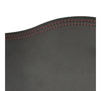 Tapis de Tableau de Bord antidérapant en Cuir Rouge pour KIA Rio 4 K2 (2017-2019, Conduite à Gauche).