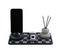 Tapis de tableau de bord antidérapant multifonction universel avec support | Tapis de téléphone antidérapant pour voiture, camion, camping-car, berline, décoration intérieure, téléphones