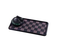 Tapis de Tableau de Bord - avec Emplacement pour Numéro de Stationnement, Housse Lavable - Tapis antidérapant pour Tableau de Bord de Voiture | Accessoire Intérieur pour Camion, Utilitaire,