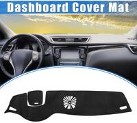 Tapis De Tableau De Bord De Voiture Compatible Pour Bmw Série 7 2016-2020 Avec Hud, Flanelles De Protection Noir Console Centrale Intérieure Garniture De Tableau De Bord