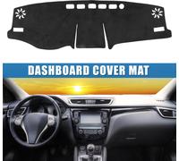 Tapis De Tableau De Bord De Voiture Pour Toyota Rav4 2019-2023, Protection Du Tableau De Bord En Flanelle Noire