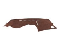 Tapis De Tableau De Bord Pare-Soleil pour Mitsubishi pour Mirage G4 2012 2013 2014 2015 2016 2017 2018 2019 2020 2021 2022 2023 2024 Housse Tableau Bord(LHD Brown)